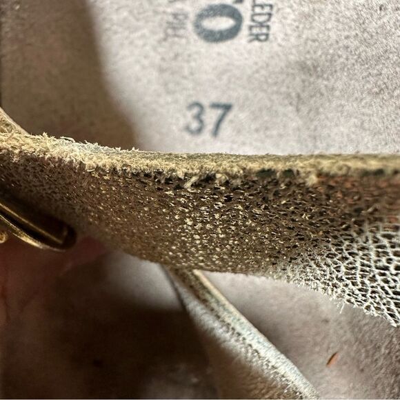 Mephisto Gold Sandals Women’s Size 7 - Picture 6 of 8